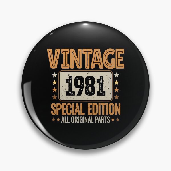 Artikelvorschau, Geschenk zum 40. Geburtstag – Vintage 1981 Sonderausgabe, alle Originalteile im Used-Look entworfen und verkauft von Go-Fun.