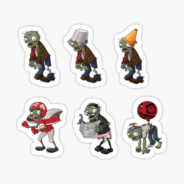 Plants Vs Zombies Stickers for Sale | Redbubble