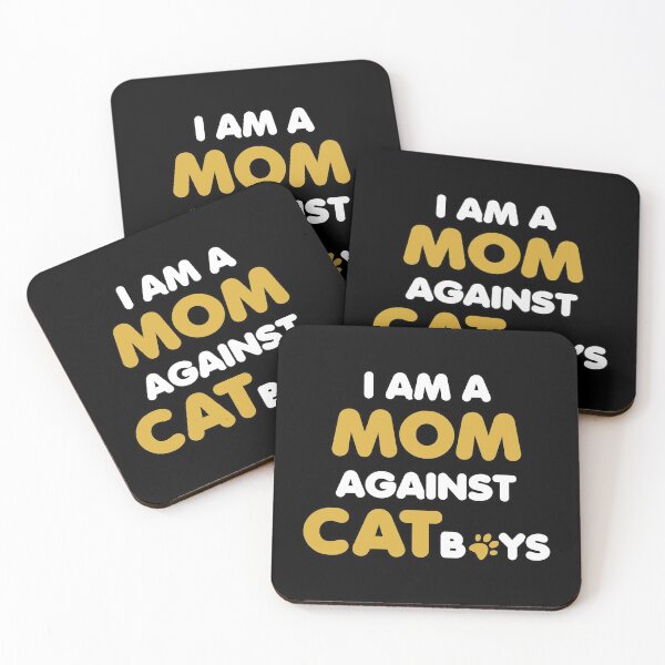 Item preview, I AM A MOM AGAINST CAT BOYS  designed and sold by btilyas.