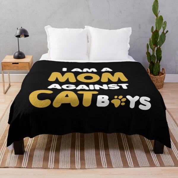 Item preview, I AM A MOM AGAINST CAT BOYS designed and sold by btilyas.