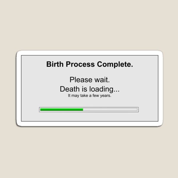 Item preview, Death is Loading designed and sold by Directors Kat.