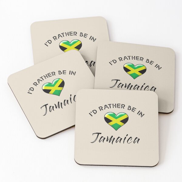 Item preview, I'd rather be in Jamaica. With the Jamaican flag. designed and sold by obedtheartist.