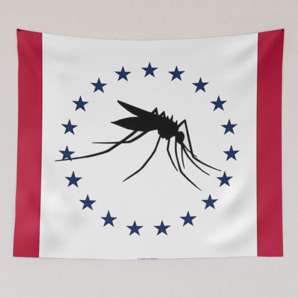 Item preview, Mississippi Mosquito Flag - Vertical designed and sold by greg5000.