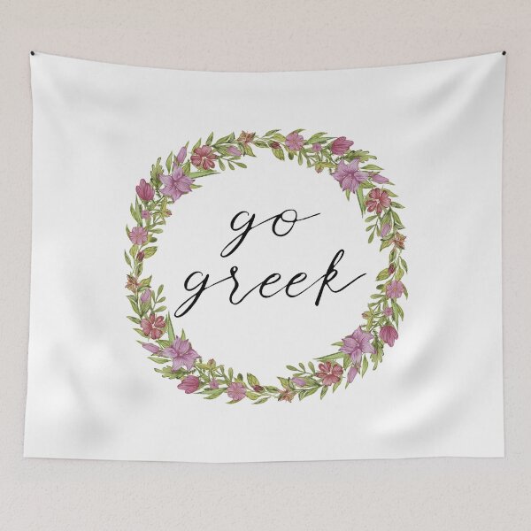 Item preview, Go greek designed and sold by Claire Dougherty.