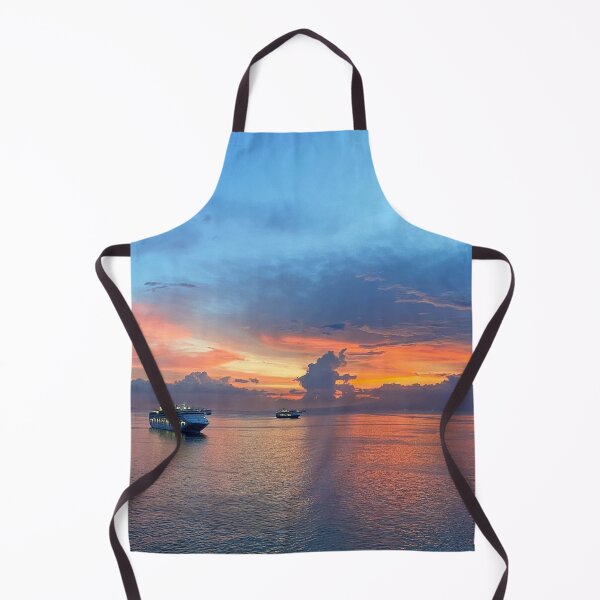 Item preview, Sunset Scene with Cruise Ships designed and sold by Gerhanj.