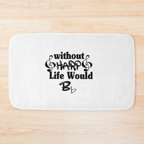 Item preview,  Without Harp Life Would Be Flat  designed and sold by HananDesign13.