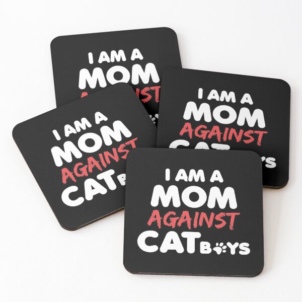 Item preview, I AM A MOM AGAINST CAT BOYS  designed and sold by btilyas.