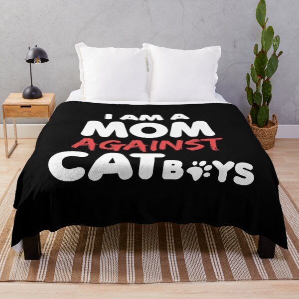 Item preview, I AM A MOM AGAINST CAT BOYS designed and sold by btilyas.
