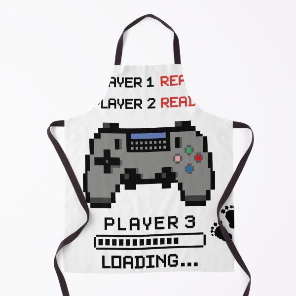 Item preview, Player 3 Loading Funny Retro 8Bit Gamer Pregnancy Announcement designed and sold by MasterKlaw.