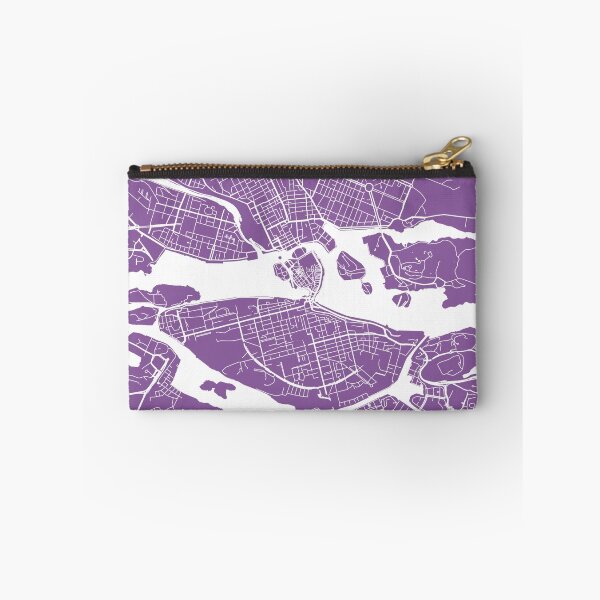 Item preview, Stockholm map lilac designed and sold by mapsart.