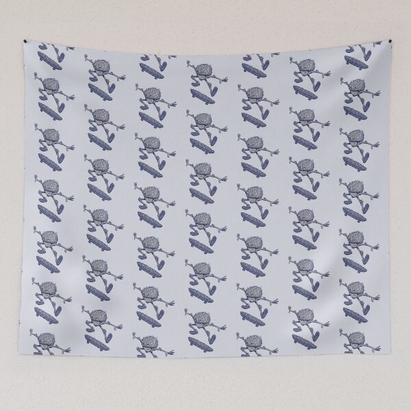 Item preview, Rambutan Skater Monochrome designed and sold by cloudyjay.