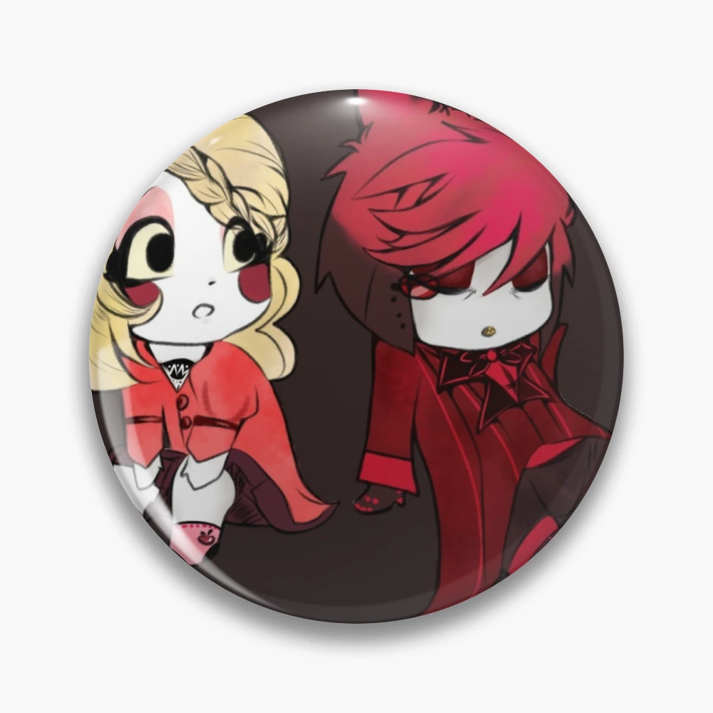 cute chibi charlie and alastor hazbin hotel