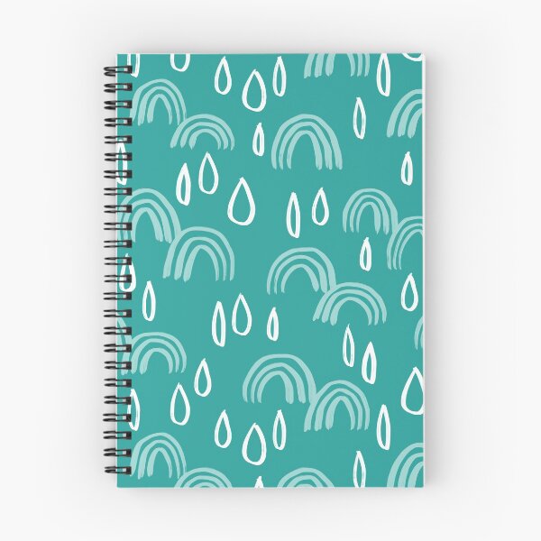 Item preview, Rainbow Rain Pattern - Teal designed and sold by illocharm.