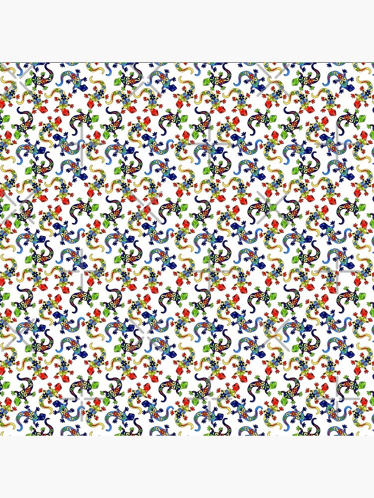 Gecko Vibrant Multi Print by snibbo71
