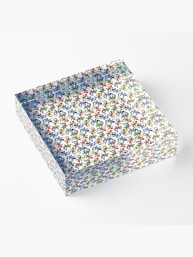 Alternate view of Gecko Vibrant Multi Print Acrylic Block