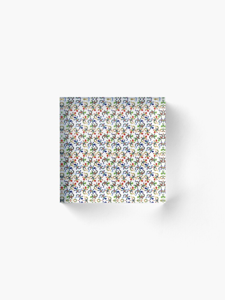 Alternate view of Gecko Vibrant Multi Print Acrylic Block