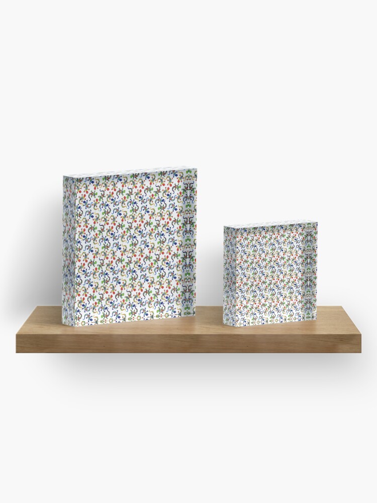 Alternate view of Gecko Vibrant Multi Print Acrylic Block