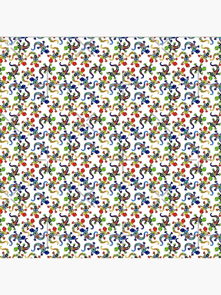 Gecko Vibrant Multi Print by snibbo71