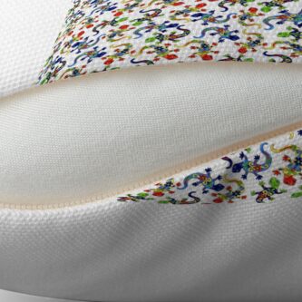 Alternate view of Gecko Vibrant Multi Print Throw Pillow