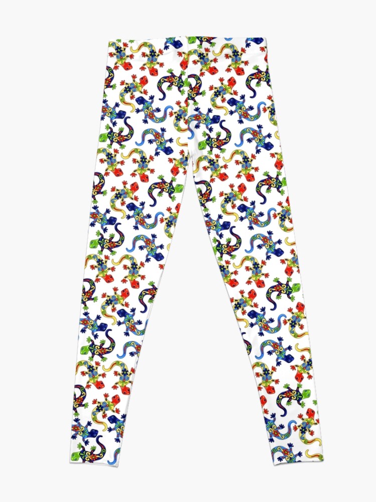 Alternate view of Gecko Vibrant Multi Print Leggings