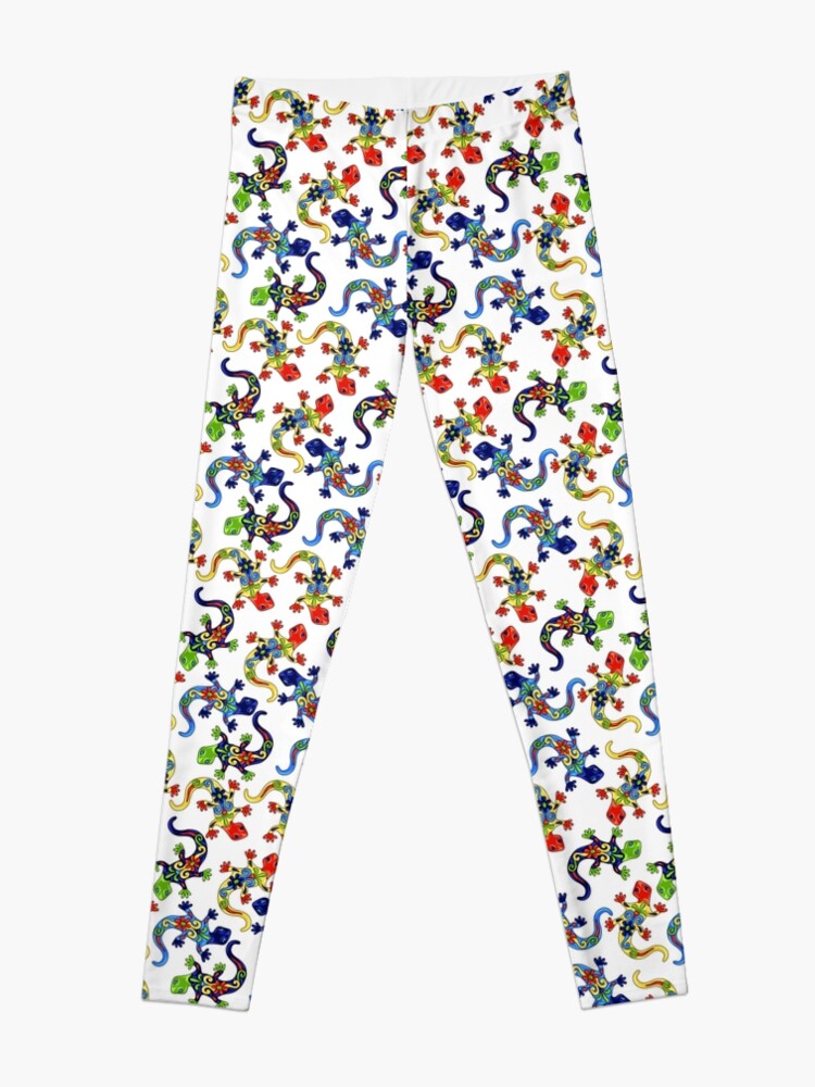Alternate view of Gecko Vibrant Multi Print Leggings