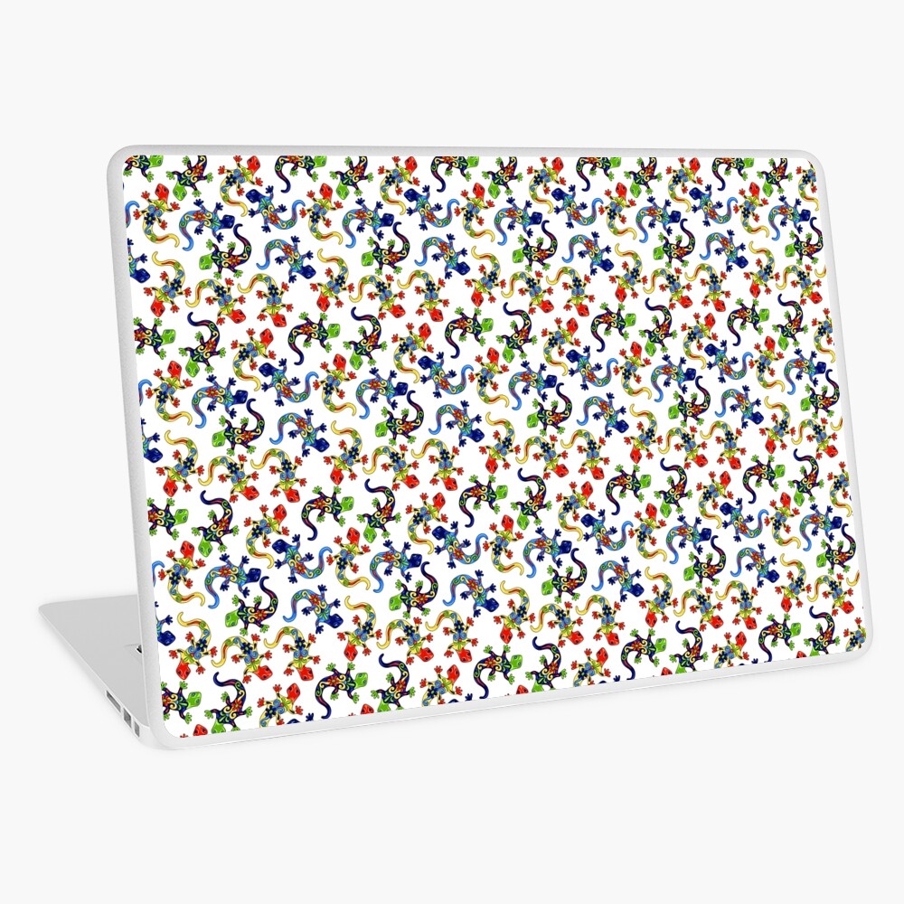 Gecko Vibrant Multi Print Laptop Skin