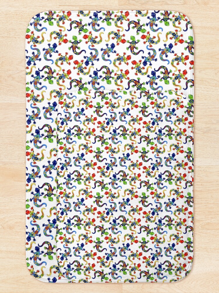 Alternate view of Gecko Vibrant Multi Print Bath Mat