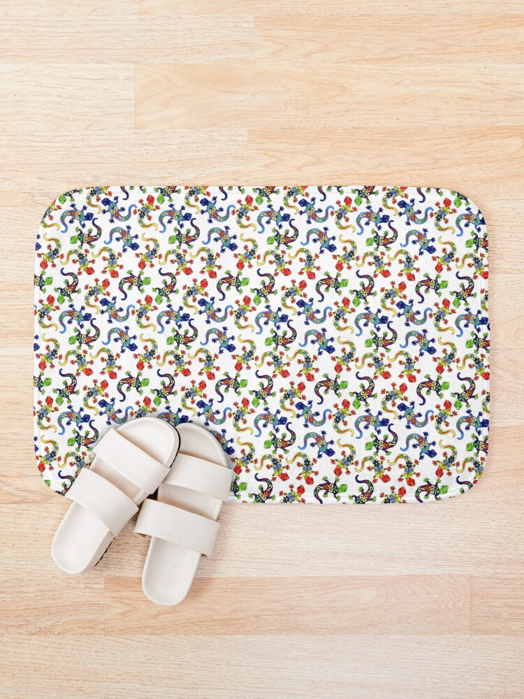 Alternate view of Gecko Vibrant Multi Print Bath Mat