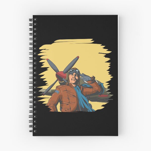 Item preview, Vintage pilot with propeller plane designed and sold by Monkey Ful.