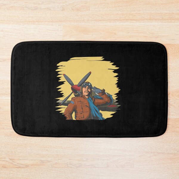 Item preview, Vintage pilot with propeller plane designed and sold by Monkey Ful.