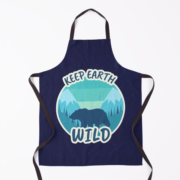 Item preview, Keep Earth Wild / Retro Design / Bear / Grizzly designed and sold by RedBoyShop.