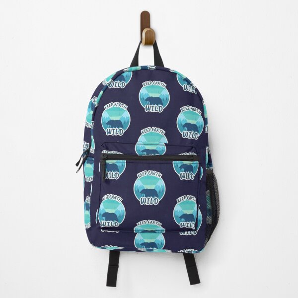 Item preview, Keep Earth Wild / Retro Design / Bear / Grizzly designed and sold by RedBoyShop.