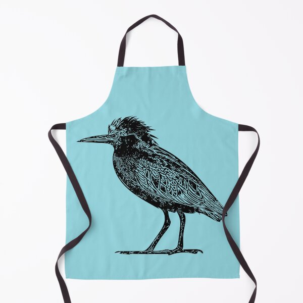 Item preview, Green Heron Black Print designed and sold by designsasstultd.