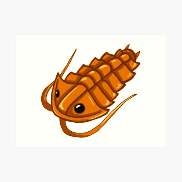 Cartoon Trilobite Art Prints | Redbubble