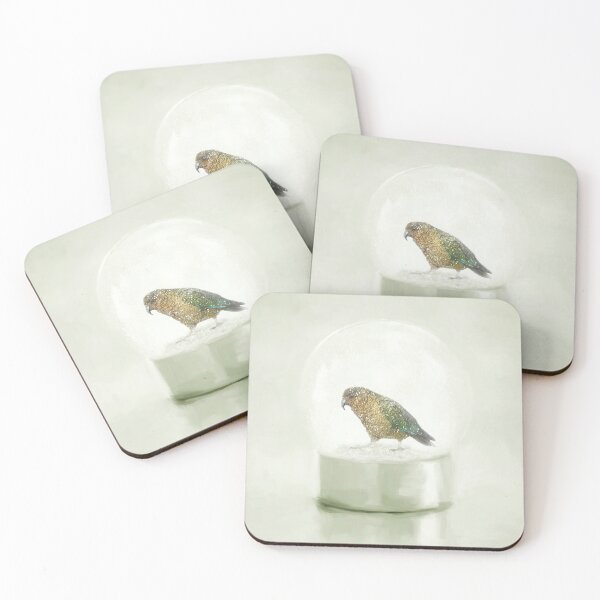 Item preview, Kea in a Snow Globe designed and sold by Elisabeth Lucas.