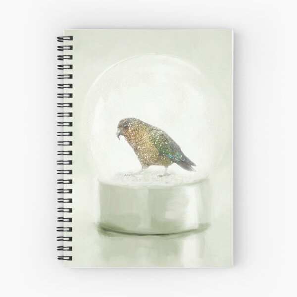Item preview, Kea in a Snow Globe designed and sold by Elisabeth Lucas.