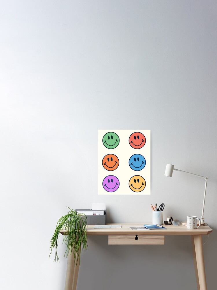 vintage smiley faces Sticker for Sale by swagnstickers