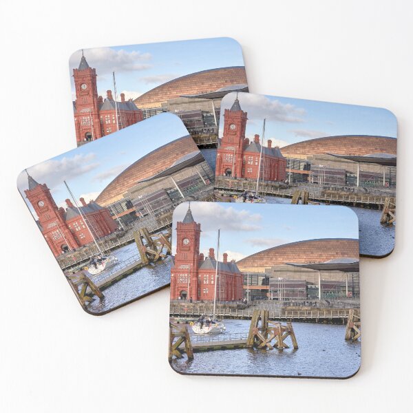 Item preview, The Pierhead Building, Millennium Centre and the Senedd Building in Cardiff Bay. designed and sold by VnGphoto.