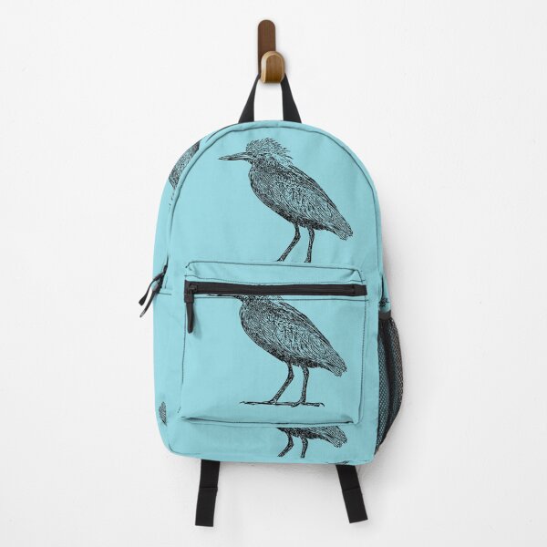 Item preview, Green Heron Thin Black Print designed and sold by designsasstultd.