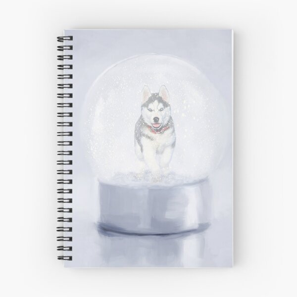 Item preview, Husky in a Snow Globe designed and sold by Elisabeth Lucas.