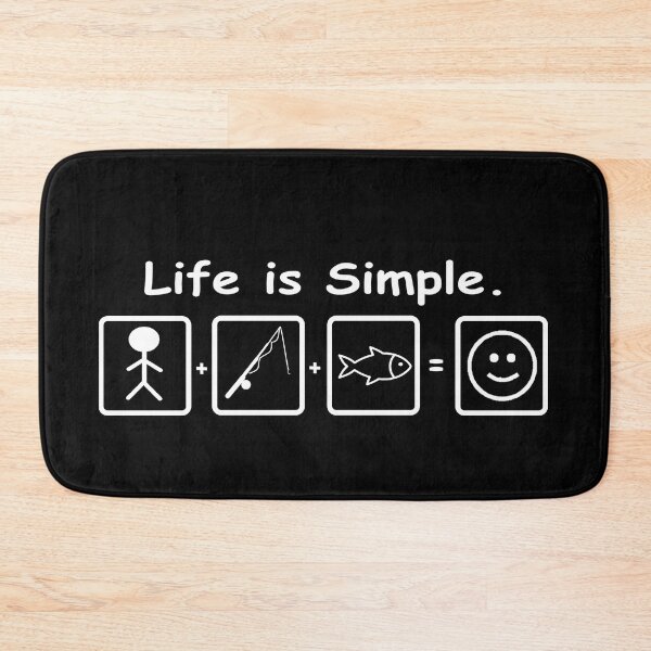Item preview, SIMPLE LIFE FISHING designed and sold by onemoormove.