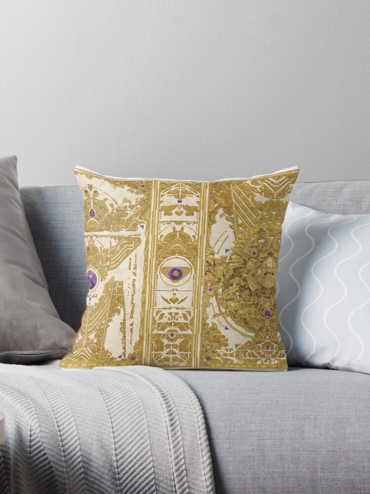 Thumbnail 1 of 3, Throw Pillow, Destiny 2 Leviathan Book Art designed and sold by PipoPrime.