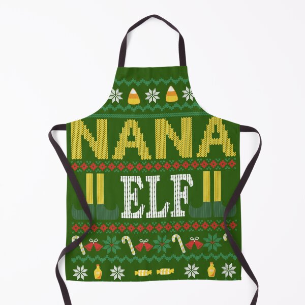 Item preview, Nana Elf Buddy Movie Ugly Christmas Sweater Green designed and sold by Sunny Collections.