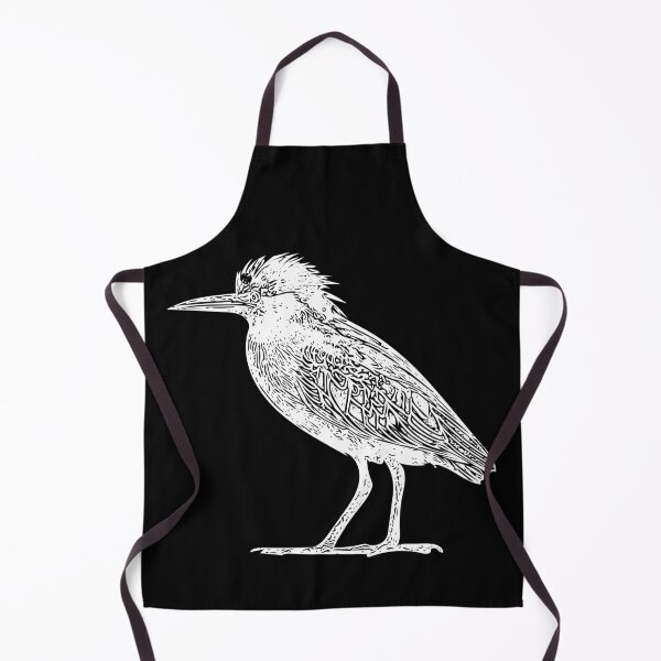 Item preview, Green Heron White Print designed and sold by designsasstultd.