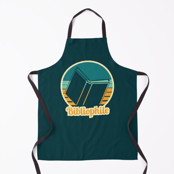 Item preview, Retro Bibliophile Design Teal & light orange designed and sold by RedRubi.