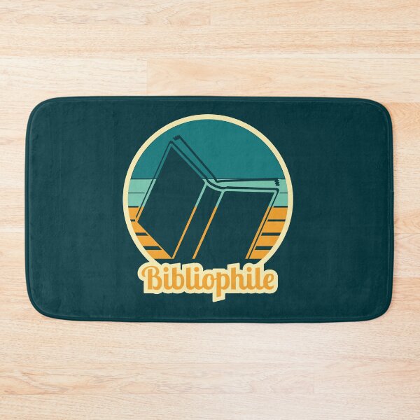 Item preview, Retro Bibliophile Design Teal & light orange  designed and sold by RedRubi.