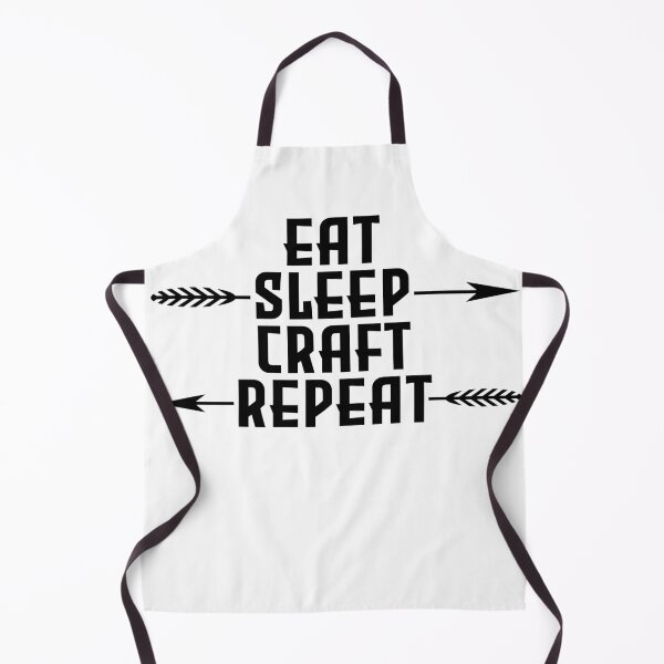 Item preview, Eat sleep craft repeat designed and sold by PurrfectCorner.