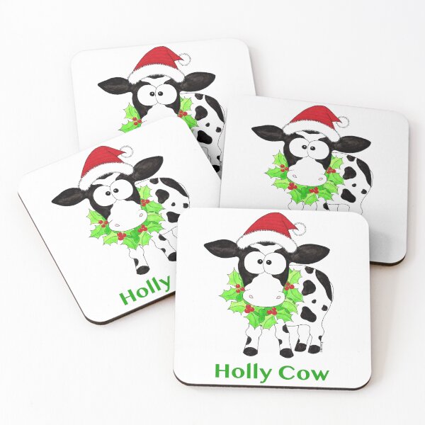 Item preview, Christmas Holly Cow designed and sold by Belknap.