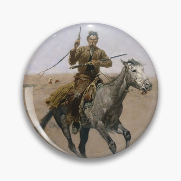 Item preview, Cowboys and Indians - The Flight - Frederic Remington 1895 designed and sold by warishellstore.