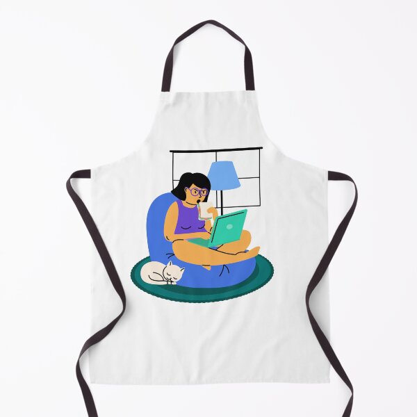 Item preview, Work from home employee of the month illustration designed and sold by AllyShop.